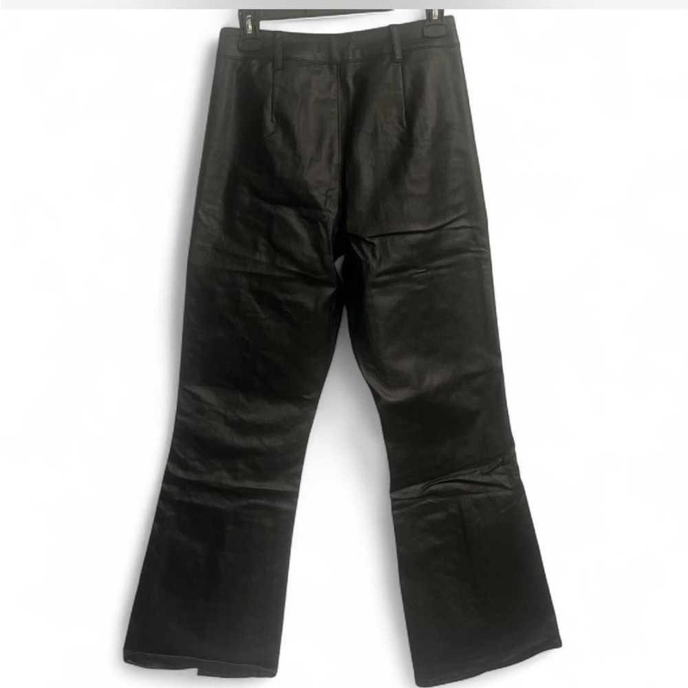 VENUS Black Faux Leather Dress Pants - Picture 2 of 3